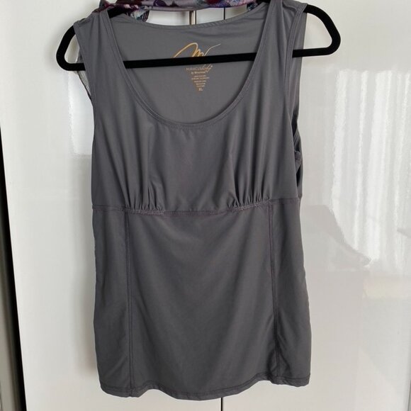 Miraclebody Miracle Body by Miraclesuit Gray/Burg XL Tunic smoothing underlayer - Picture 6 of 15